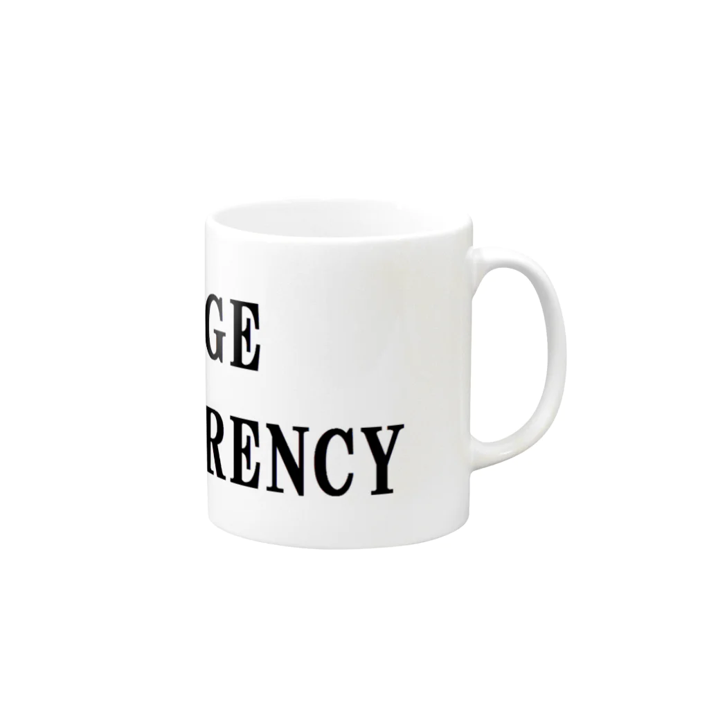 BBdesignのVERGE XVG　ヴァージ Mug :right side of the handle