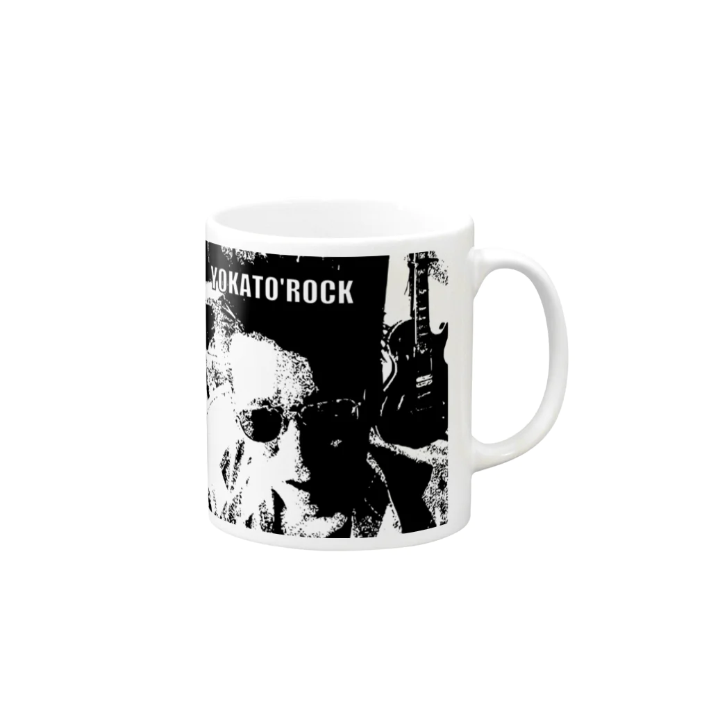 よかとロックの昭和ロック 鍵 Mug :right side of the handle