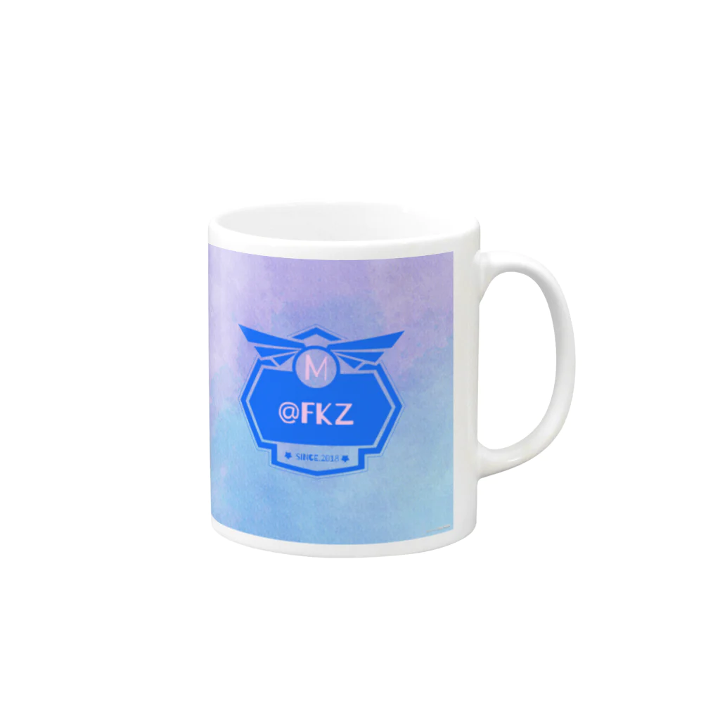 🚀りっぷる福造🚀闘う仮想セールすまんのりっぷる福造 Mug :right side of the handle