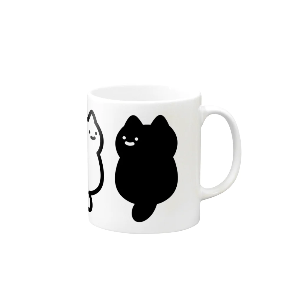 soratoの正面のわからないねこ Mug :right side of the handle