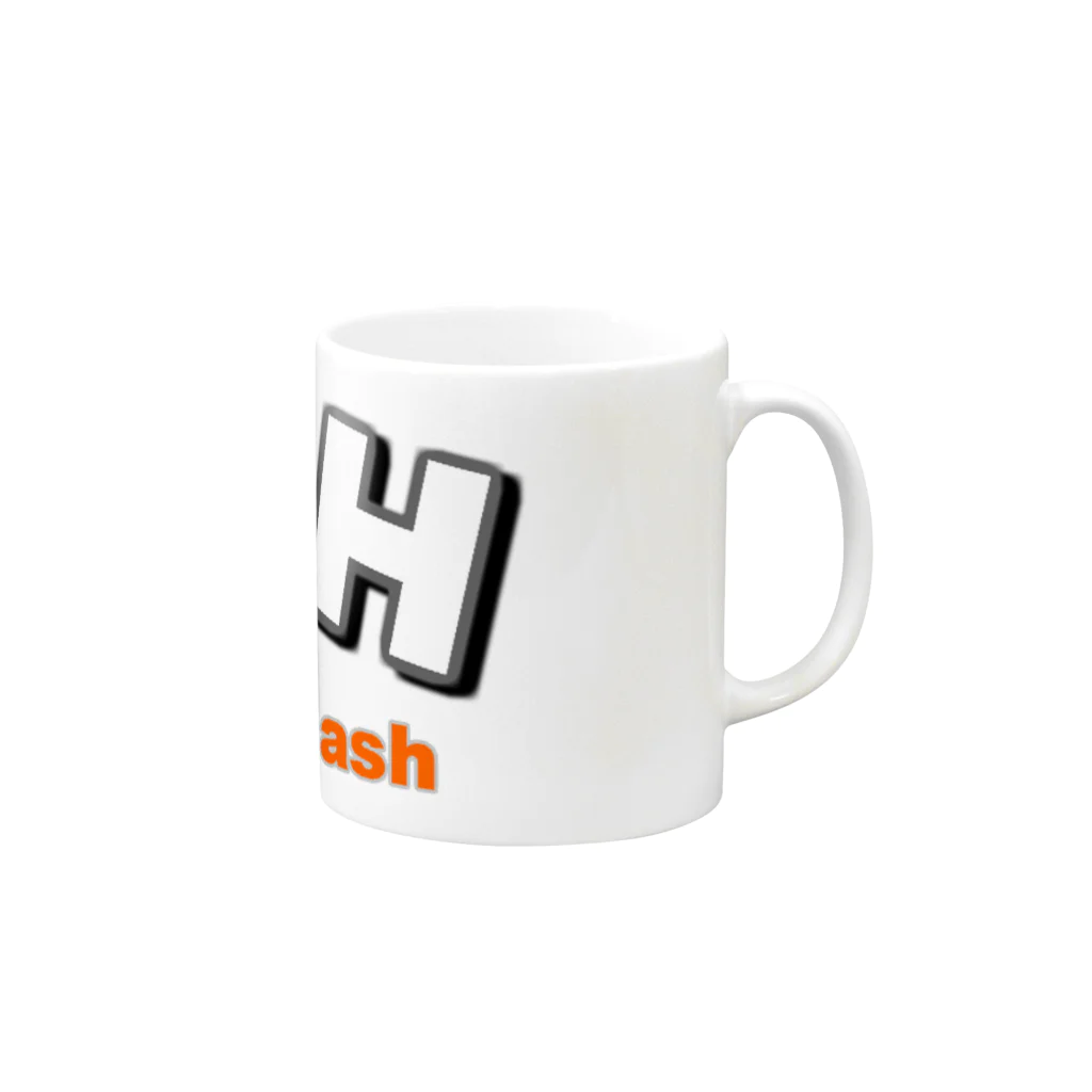 BBdesignのBCH ビットコインキャッシュ Mug :right side of the handle