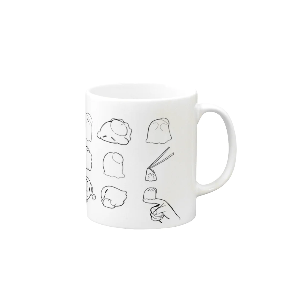 そめち👻のおばけのそめち2 Mug :right side of the handle