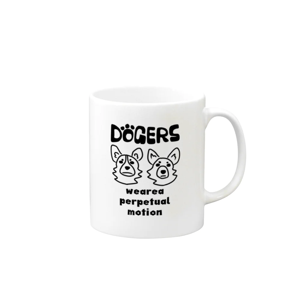 DOGERSのDOGERSオリジナルグッズ マグカップの取っ手の右面