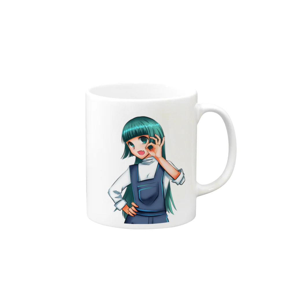 Welcome to the Noya's shop!のノヤ Mug :right side of the handle