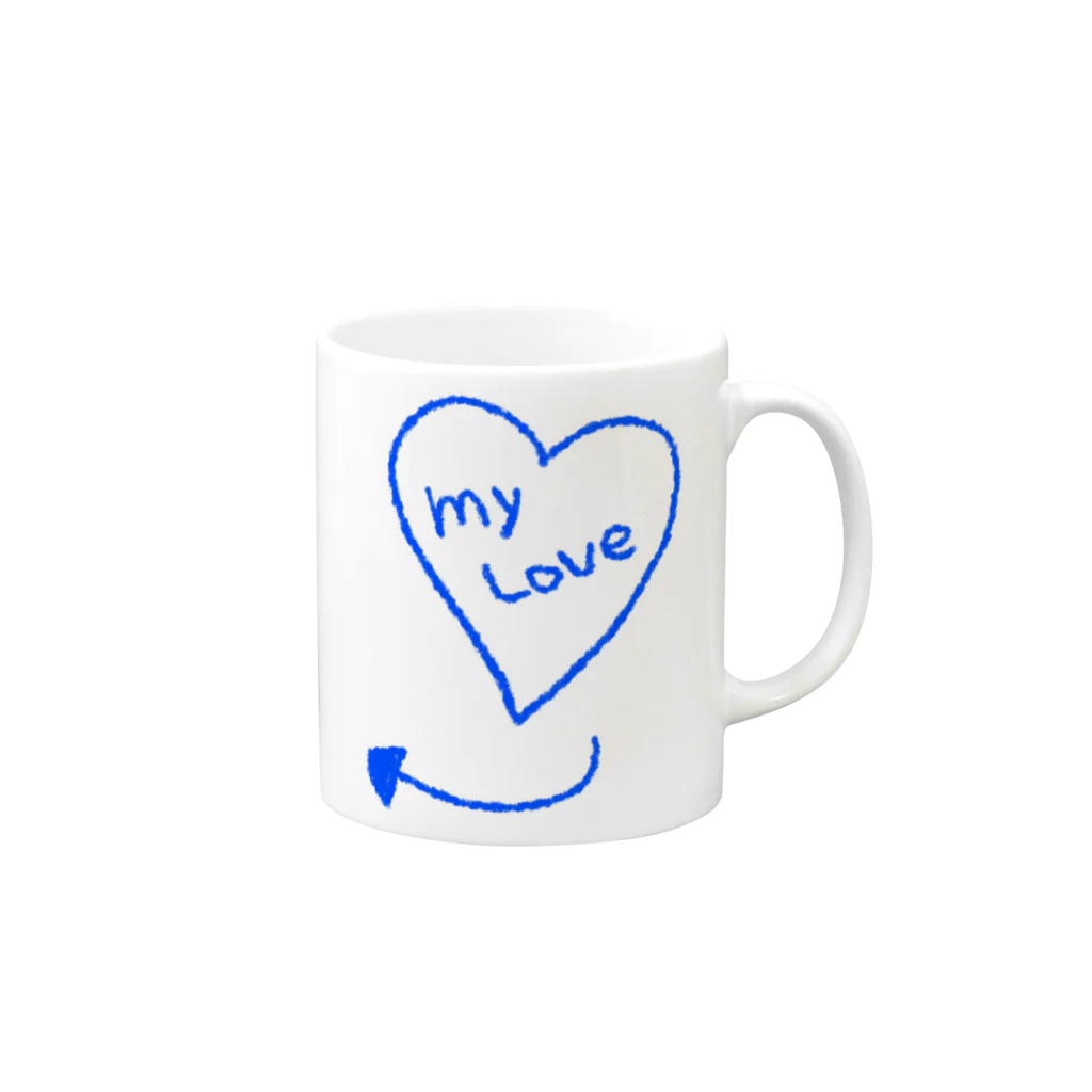 オスカーのペア♥ Mug :right side of the handle