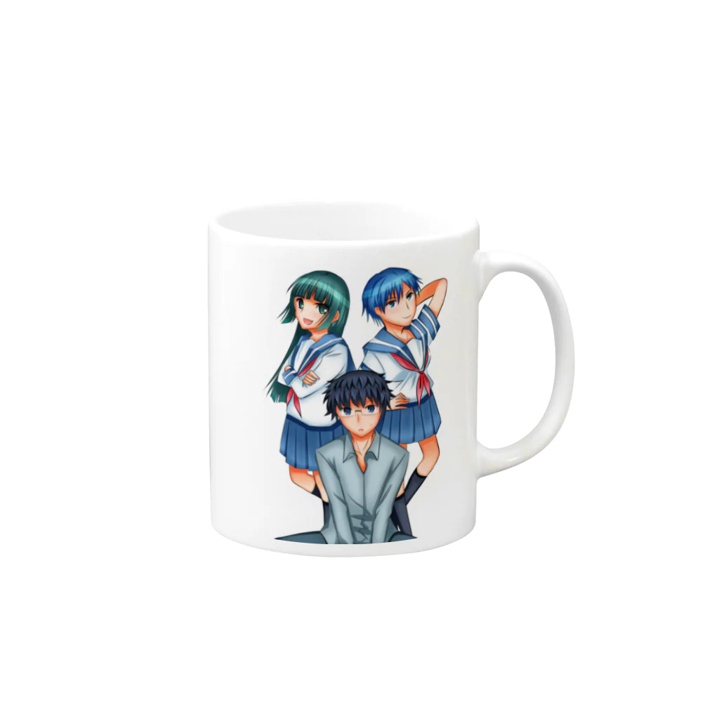 Welcome to the Noya's shop!のノヤよはるじょん Mug :right side of the handle