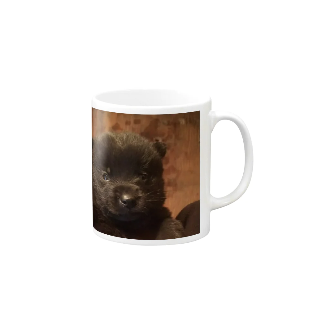 julyの甲斐犬　 Mug :right side of the handle