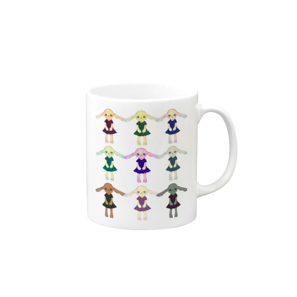 金島　言のいろうさ Mug :right side of the handle