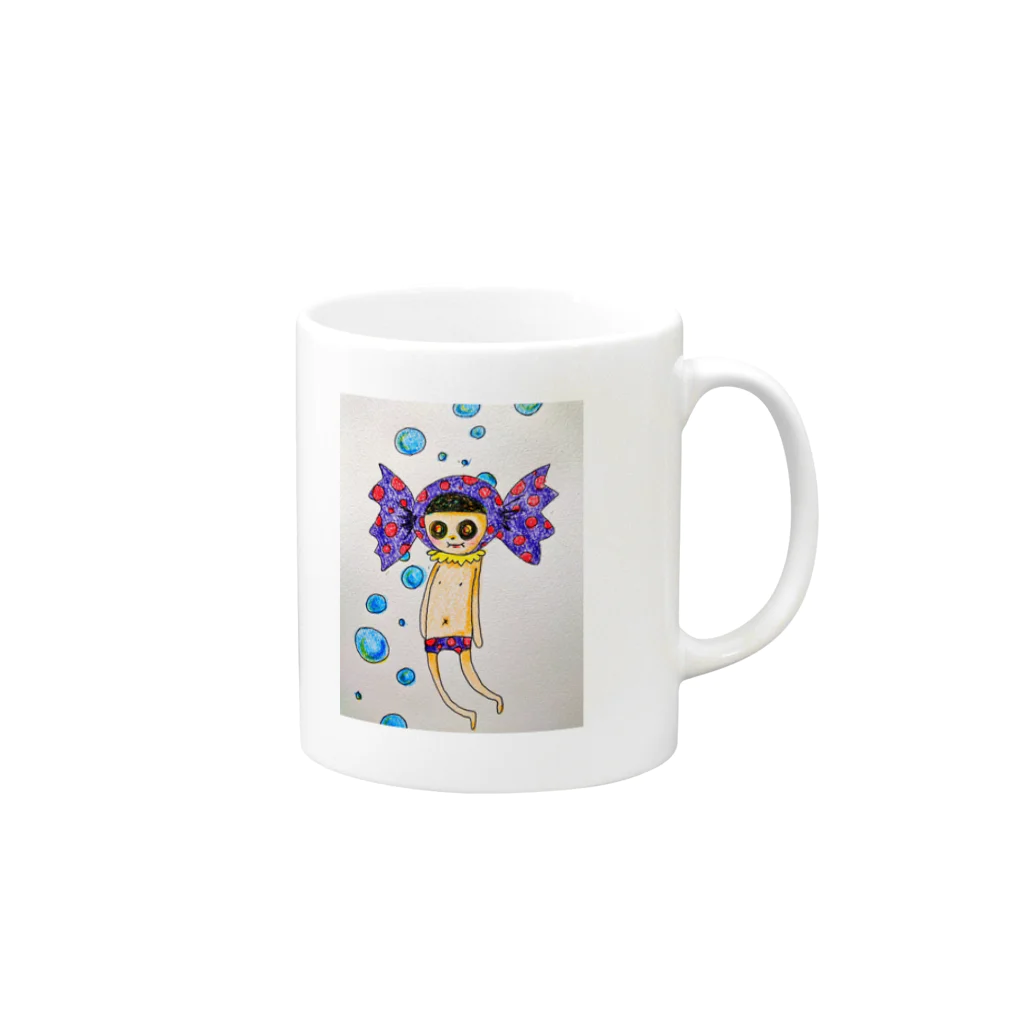 美続千晴のアメ娘 Mug :right side of the handle