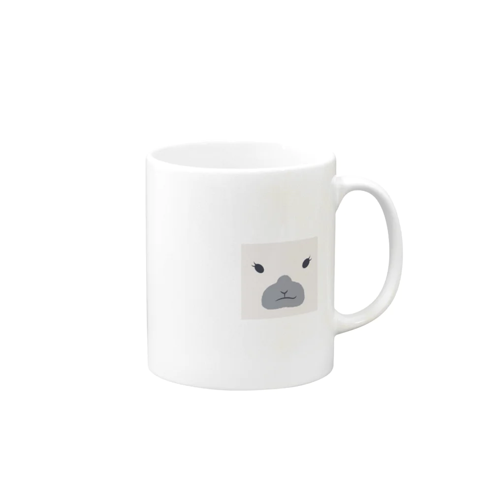 kbystkrのきなこさん Mug :right side of the handle