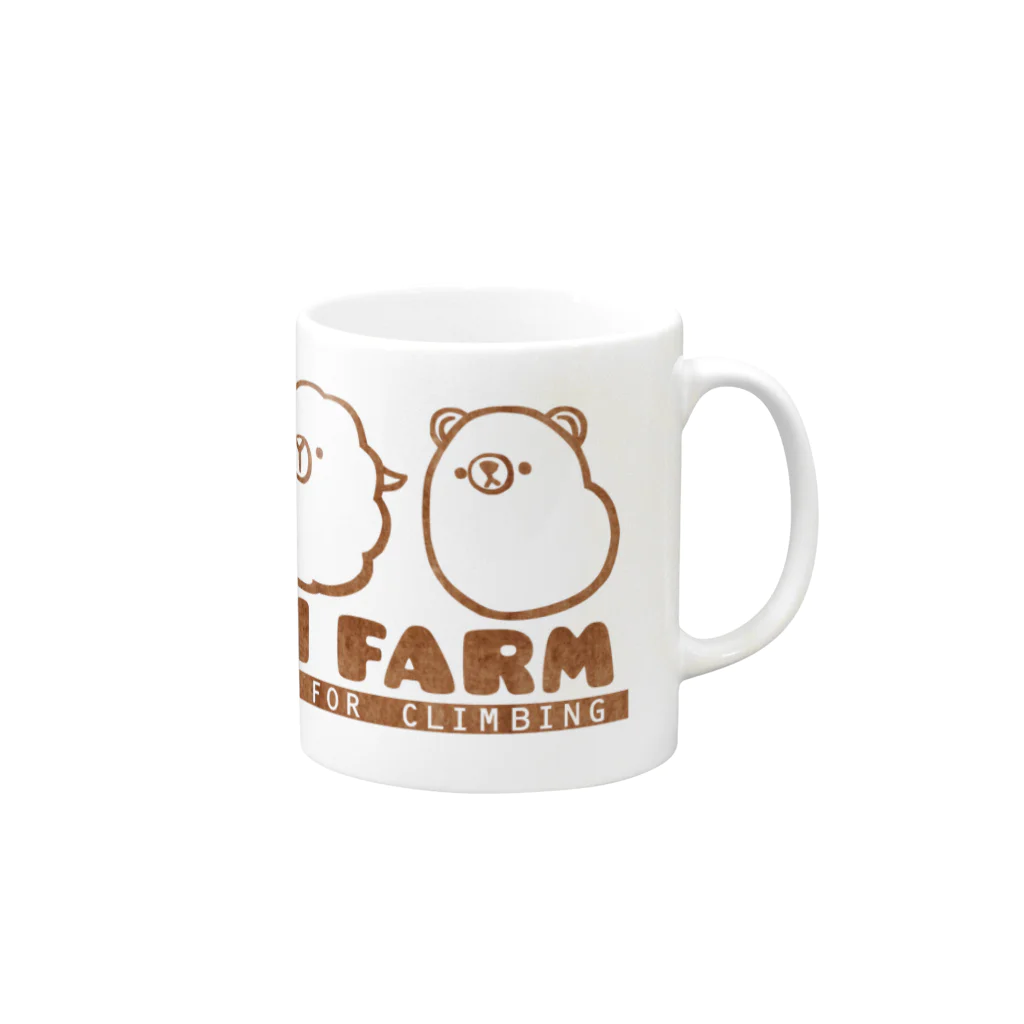 SAUDI FARMのCHALK　BALLS Mug :right side of the handle