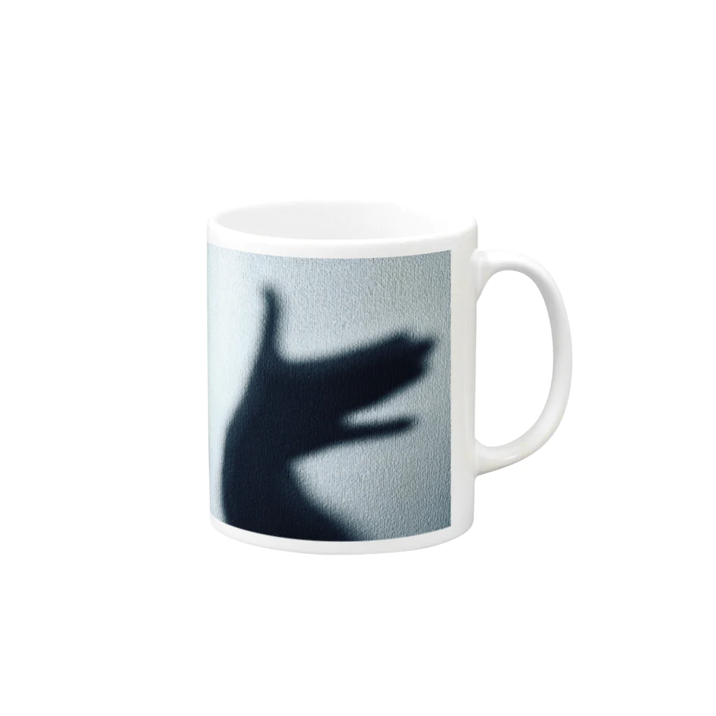 haccomのいぬ Mug :right side of the handle