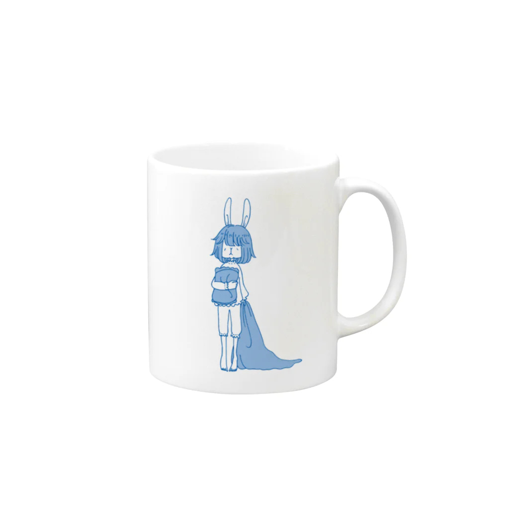 yuumiのUsagi Collection Night Mug :right side of the handle