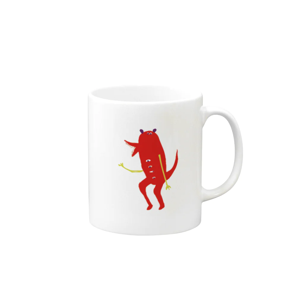 しりえのモンスターちゃん Mug :right side of the handle