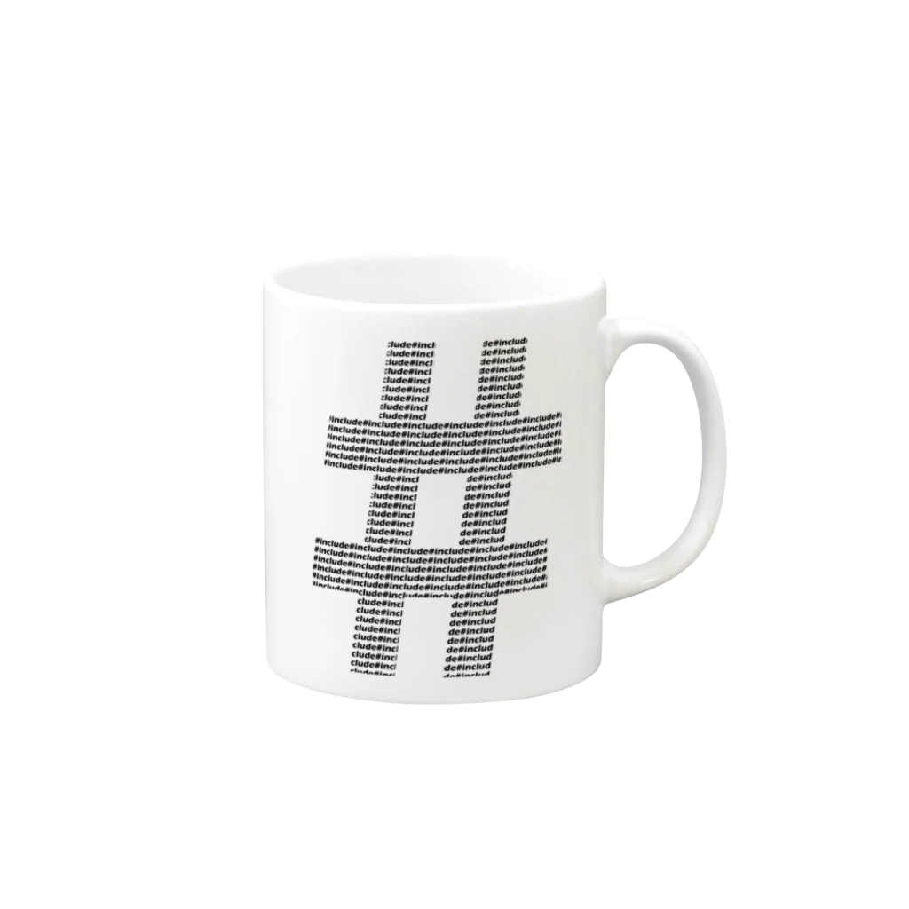 akの#include Mug :right side of the handle
