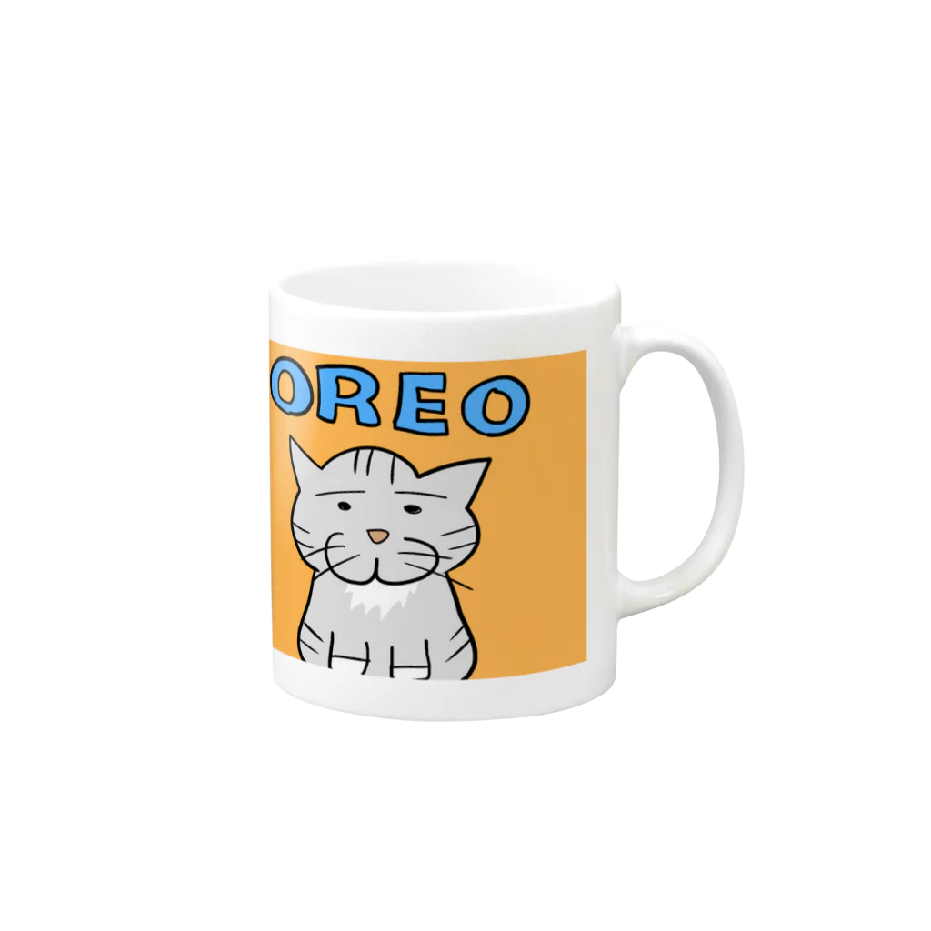 小島良介（こじ）のOREO Mug :right side of the handle