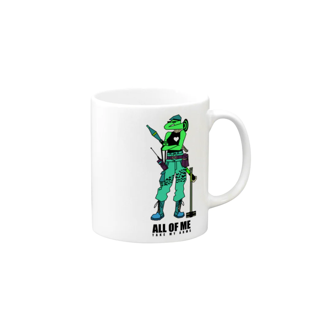 mosmos storeのALL OF ME Mug :right side of the handle