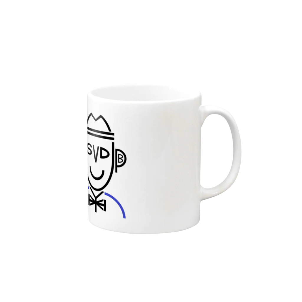 airabuwoのALPHABET . アルファベット Mug :right side of the handle