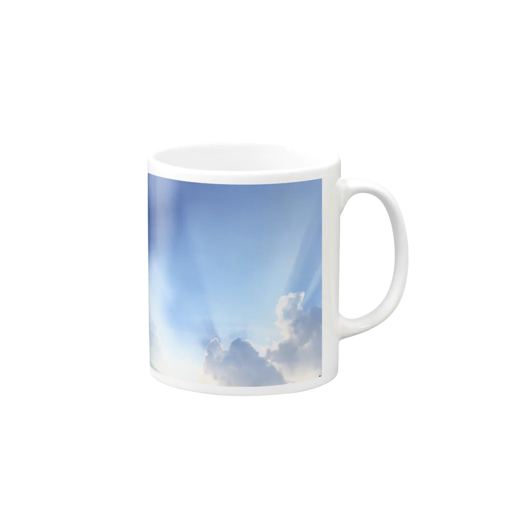 suisuiの雲の裏 Mug :right side of the handle