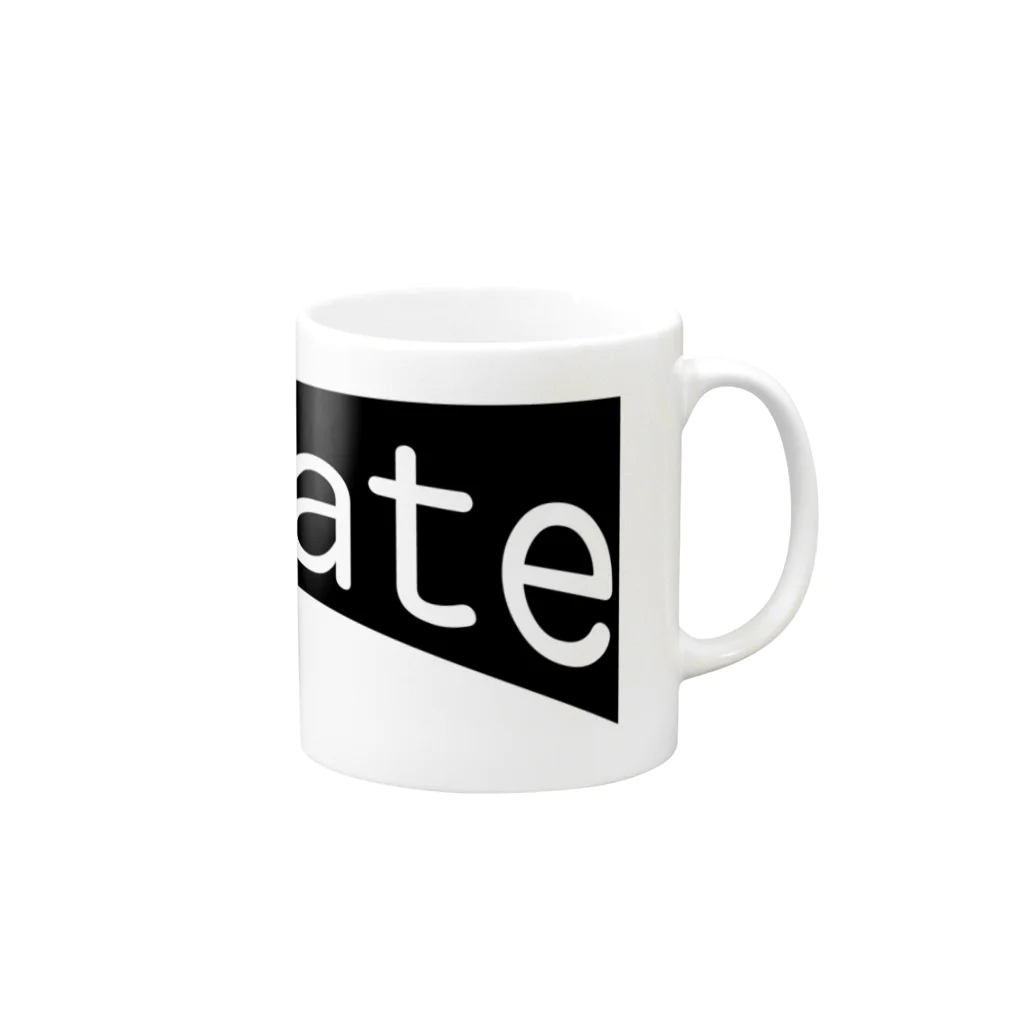 AAAstarsのAbegate Mug :right side of the handle