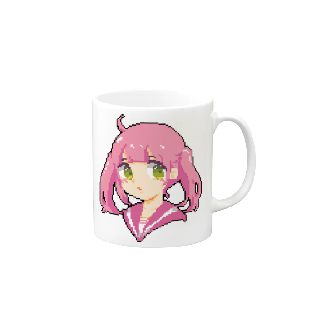 夢乃ぴあの君に恋してる Mug :right side of the handle