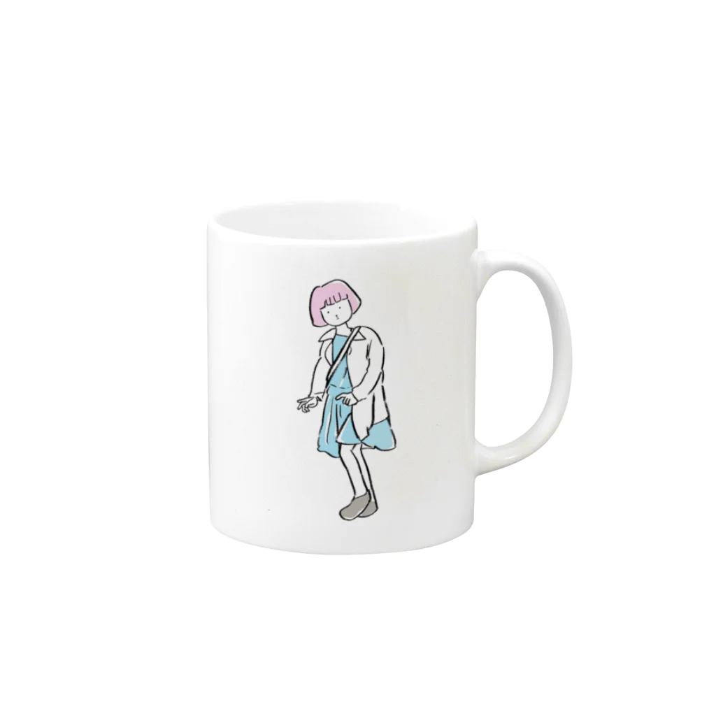 雨本洋輔の2014.10.24 焦る騒ぐ泳ぐ Mug :right side of the handle