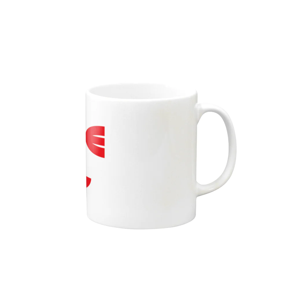 airabuwoのLOVE Mug :right side of the handle