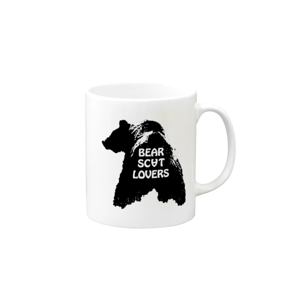 BSL official web shopの“Linda” for Bear Scat Lovers Mug :right side of the handle