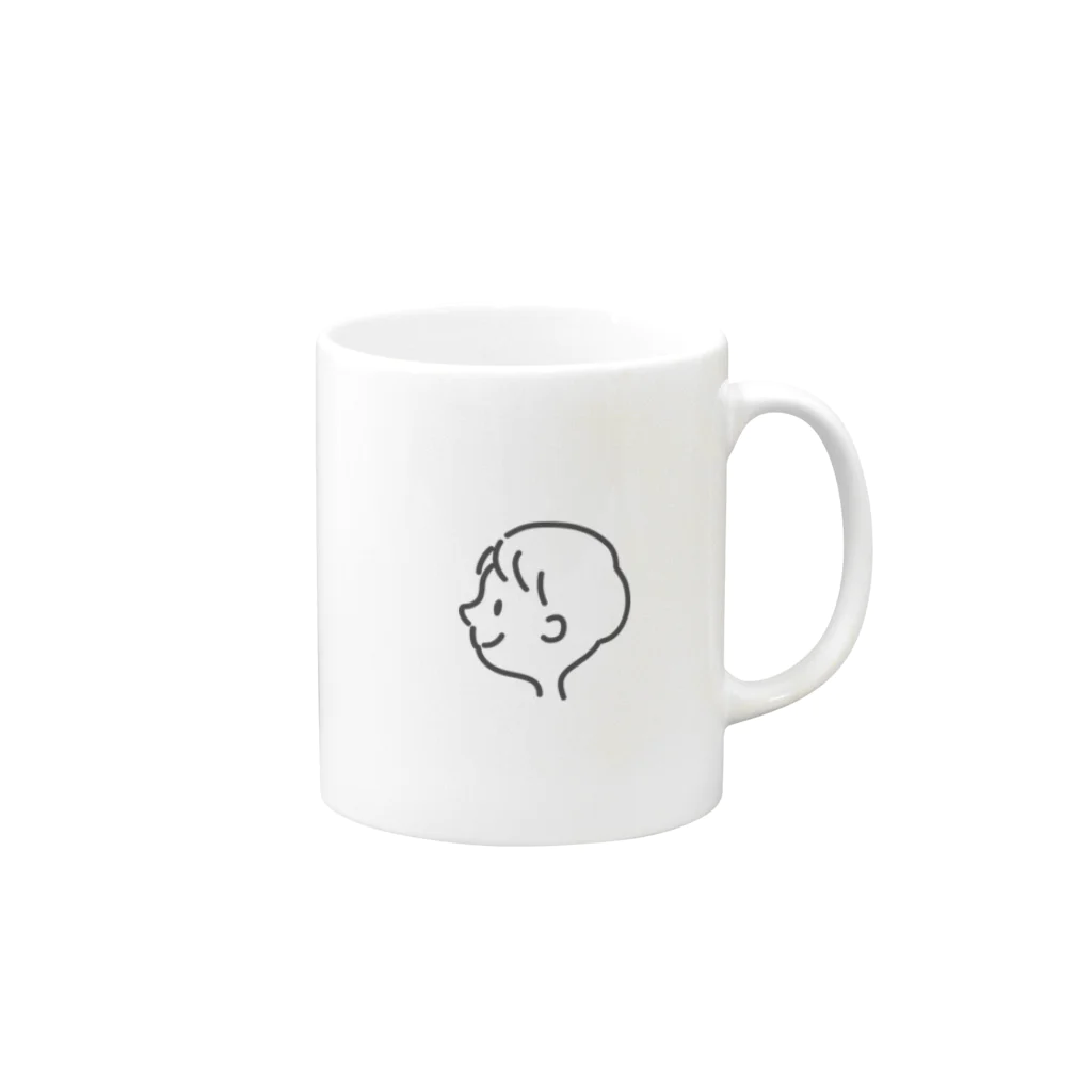 aimのミニマルグッズのaimのミニマルグッズ Mug :right side of the handle