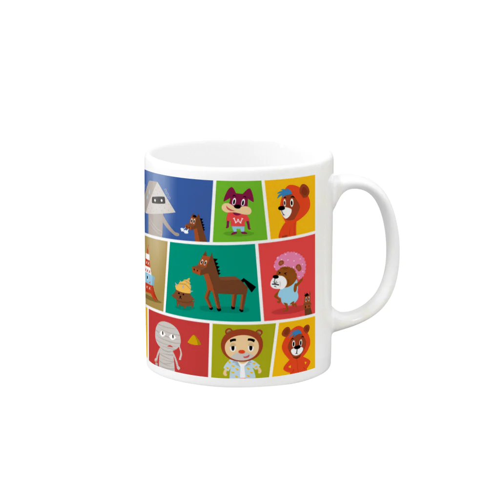 WooofyのWooofys cartoon Mug :right side of the handle