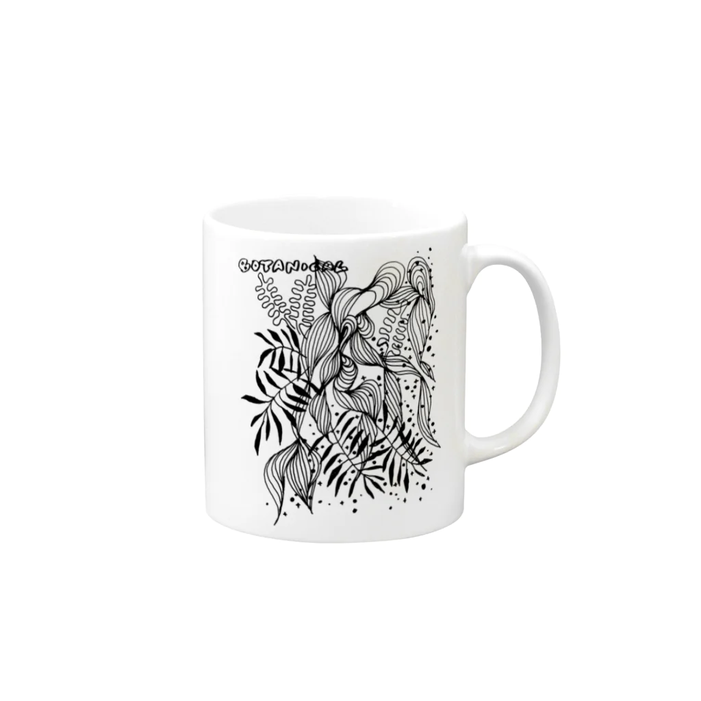 (incomplete) SHOPのBOTANICAL #1 Mug :right side of the handle