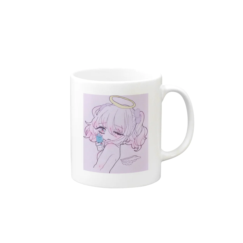 Idaなんでもありのさんがさつこ Mug :right side of the handle