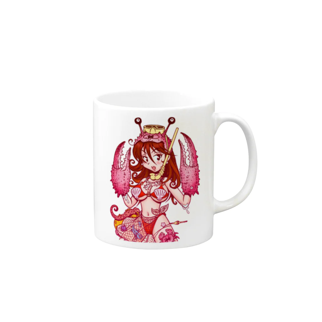 zectcooperのカニちゃん Mug :right side of the handle