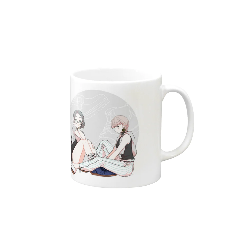 maruのマグカップ Mug :right side of the handle