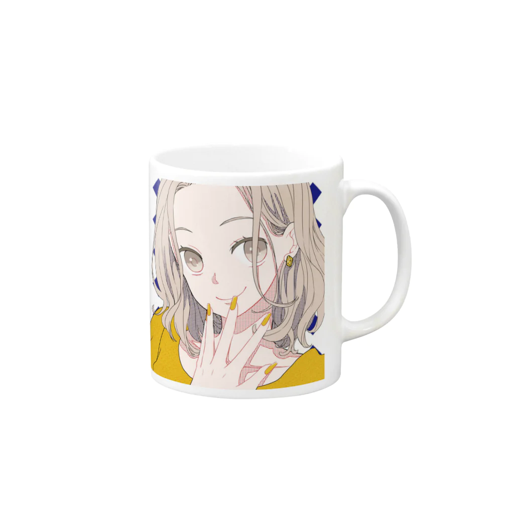 maruのマグカップ Mug :right side of the handle