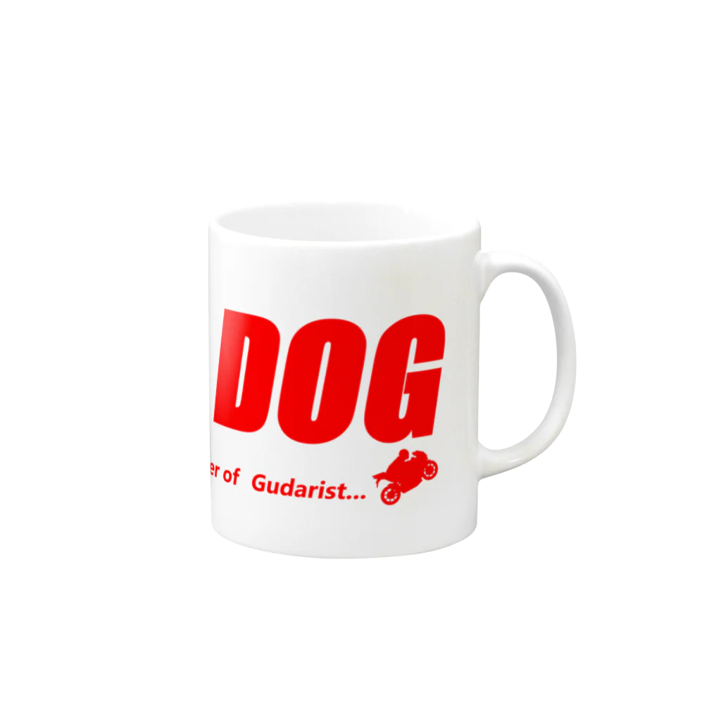 UNDER DOGのUNDER DOG Mug :right side of the handle