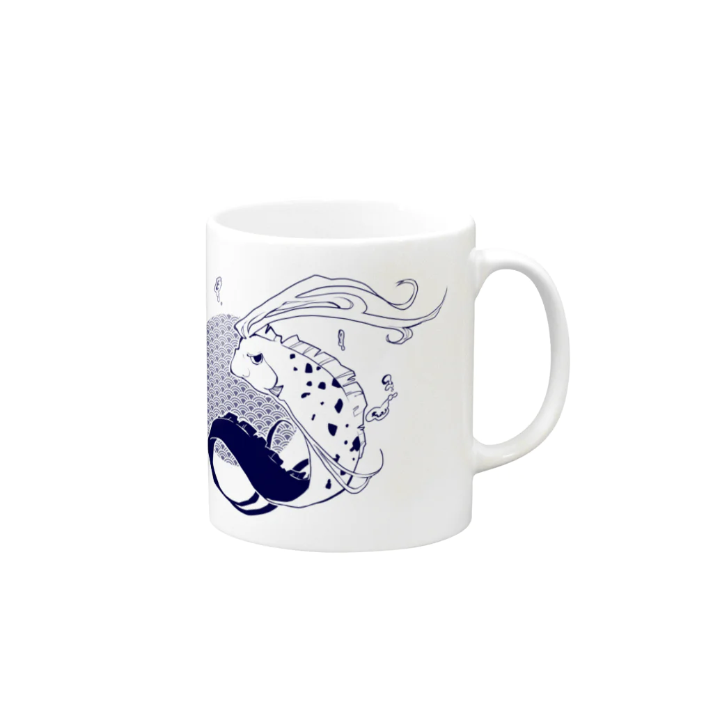 roroのRYUGU Mug :right side of the handle