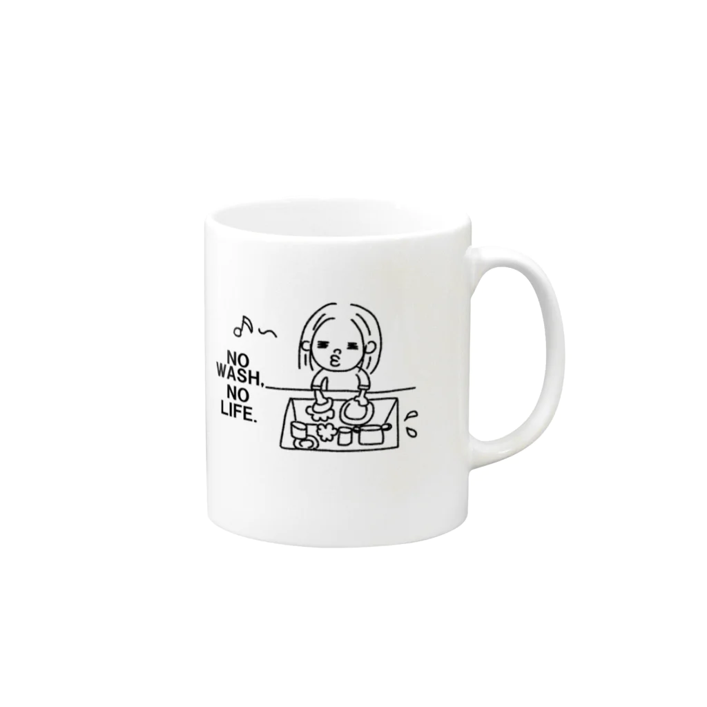 ゆるっと。あいのお店の世界一エライ Mug :right side of the handle