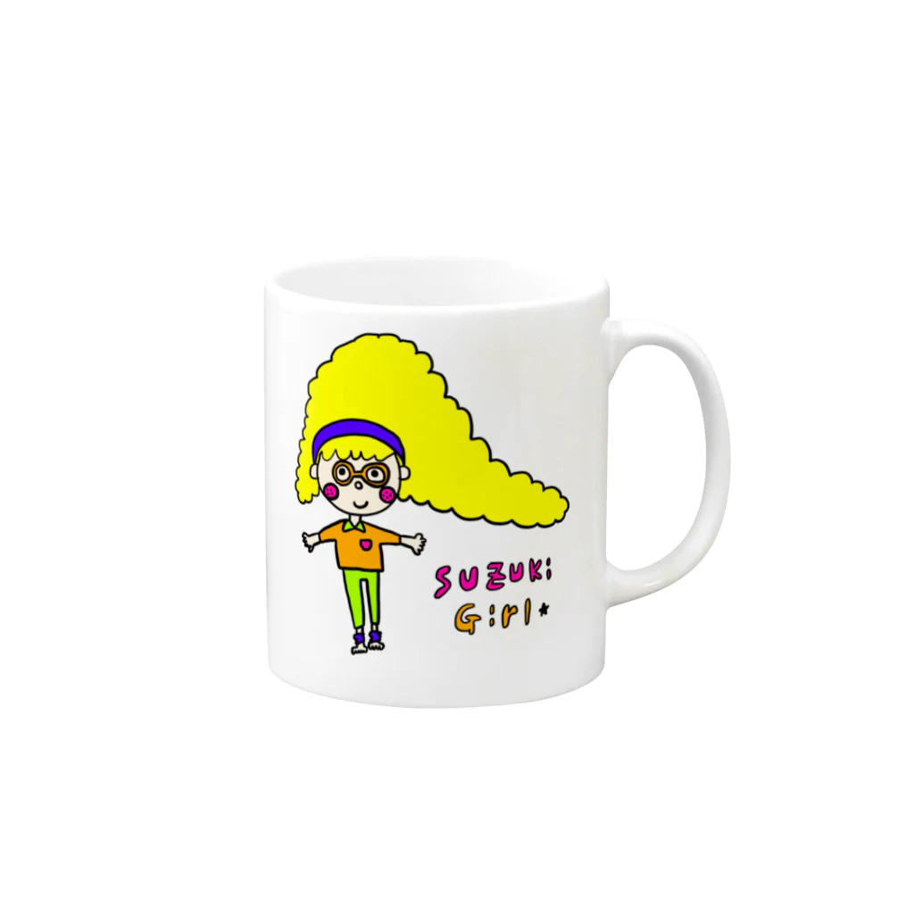 yuuのすずきガール 2 Mug :right side of the handle