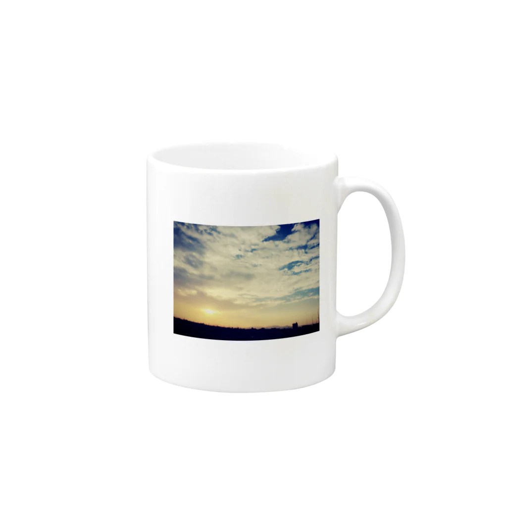 せうたくん（18）の夕空 Mug :right side of the handle