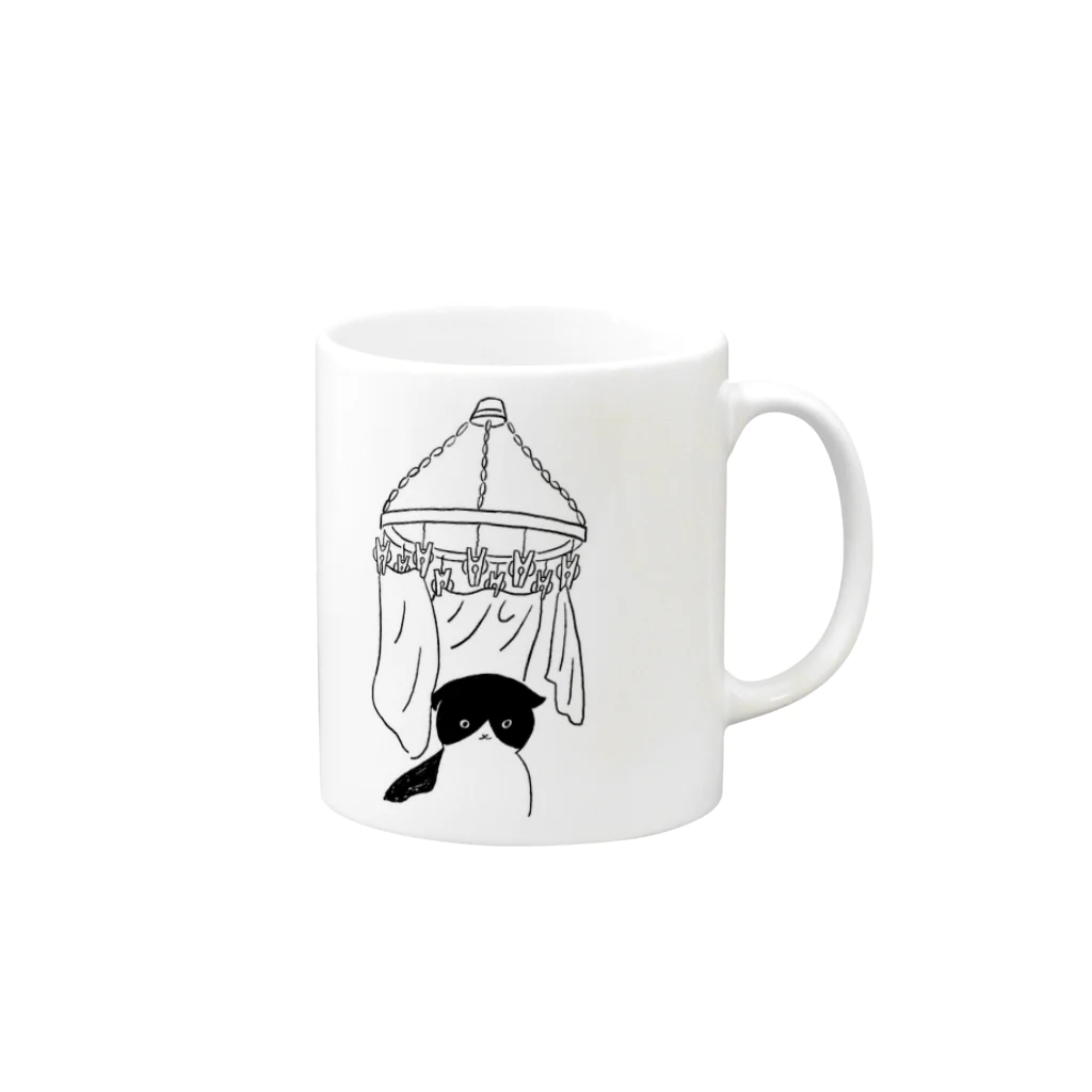 oyasmurの囲い Mug :right side of the handle