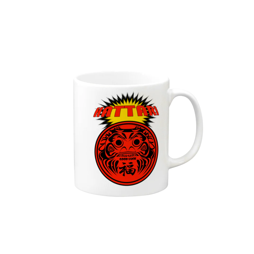 KING-COBRAのHATTARI Mug :right side of the handle