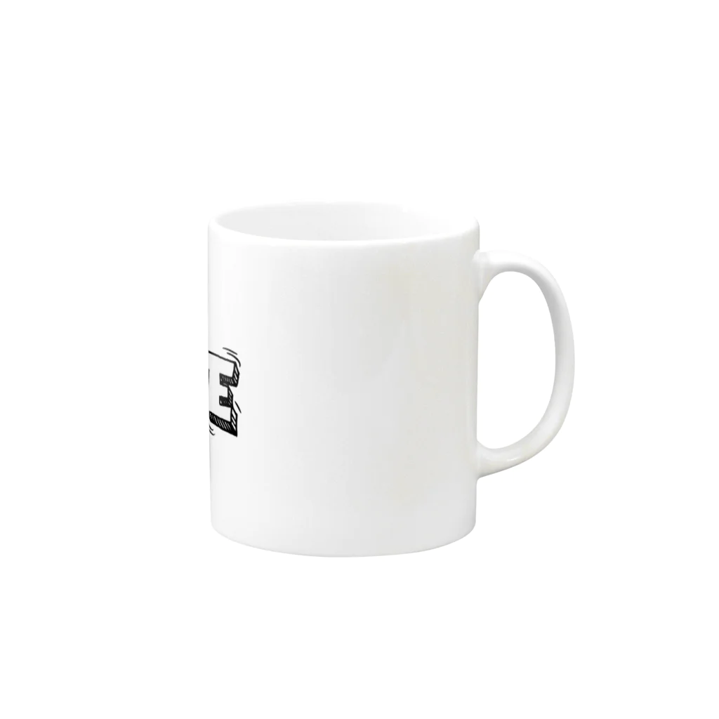 PMショップのLIKEグッズ Mug :right side of the handle