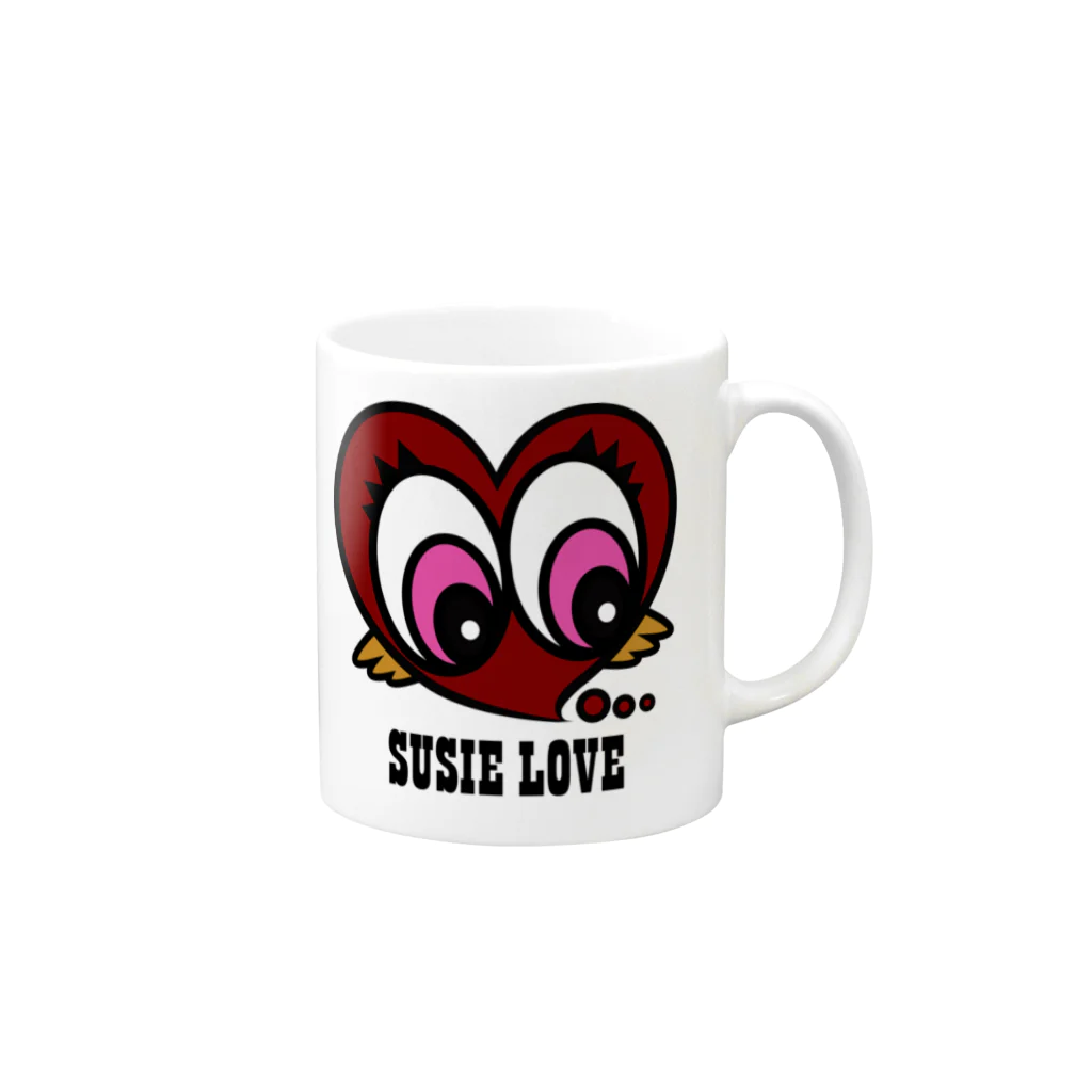 SUSIEのキュピマグ Mug :right side of the handle