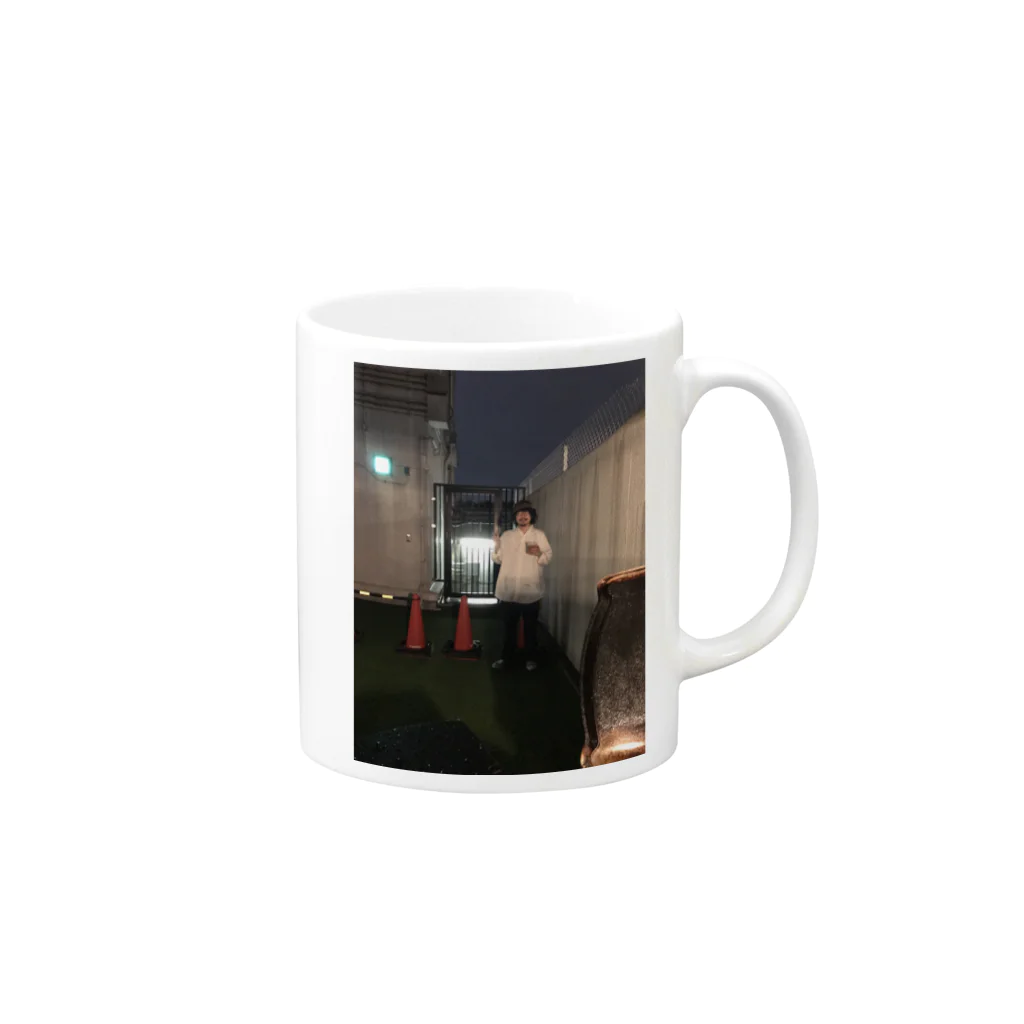 こっしーのコーン Mug :right side of the handle