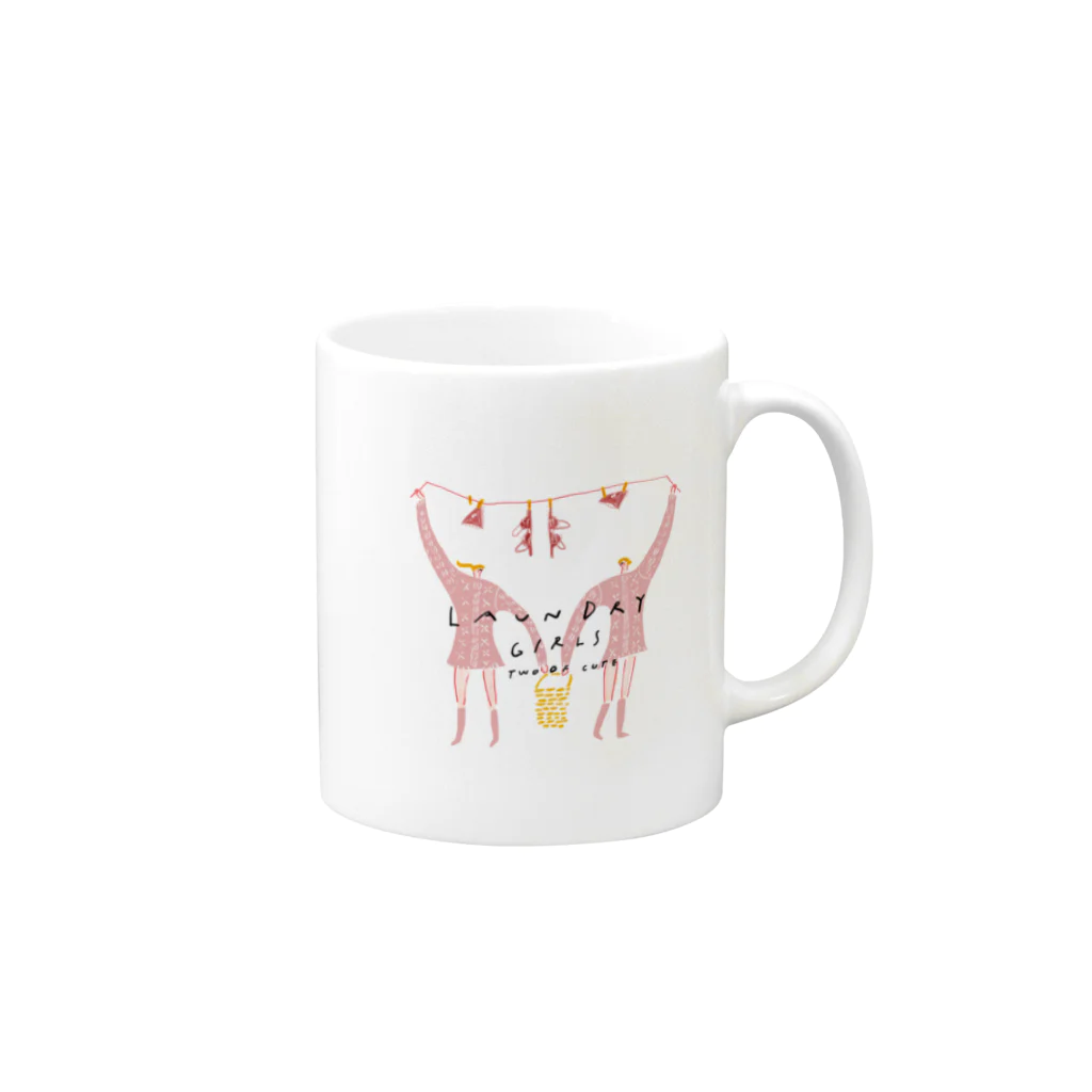 aki_ishibashiのランドリーガールズ Mug :right side of the handle