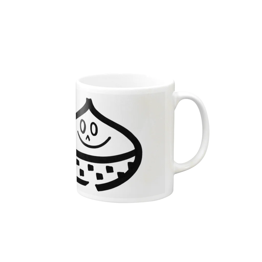 coppepan_brothersの栗太郎くん Mug :right side of the handle