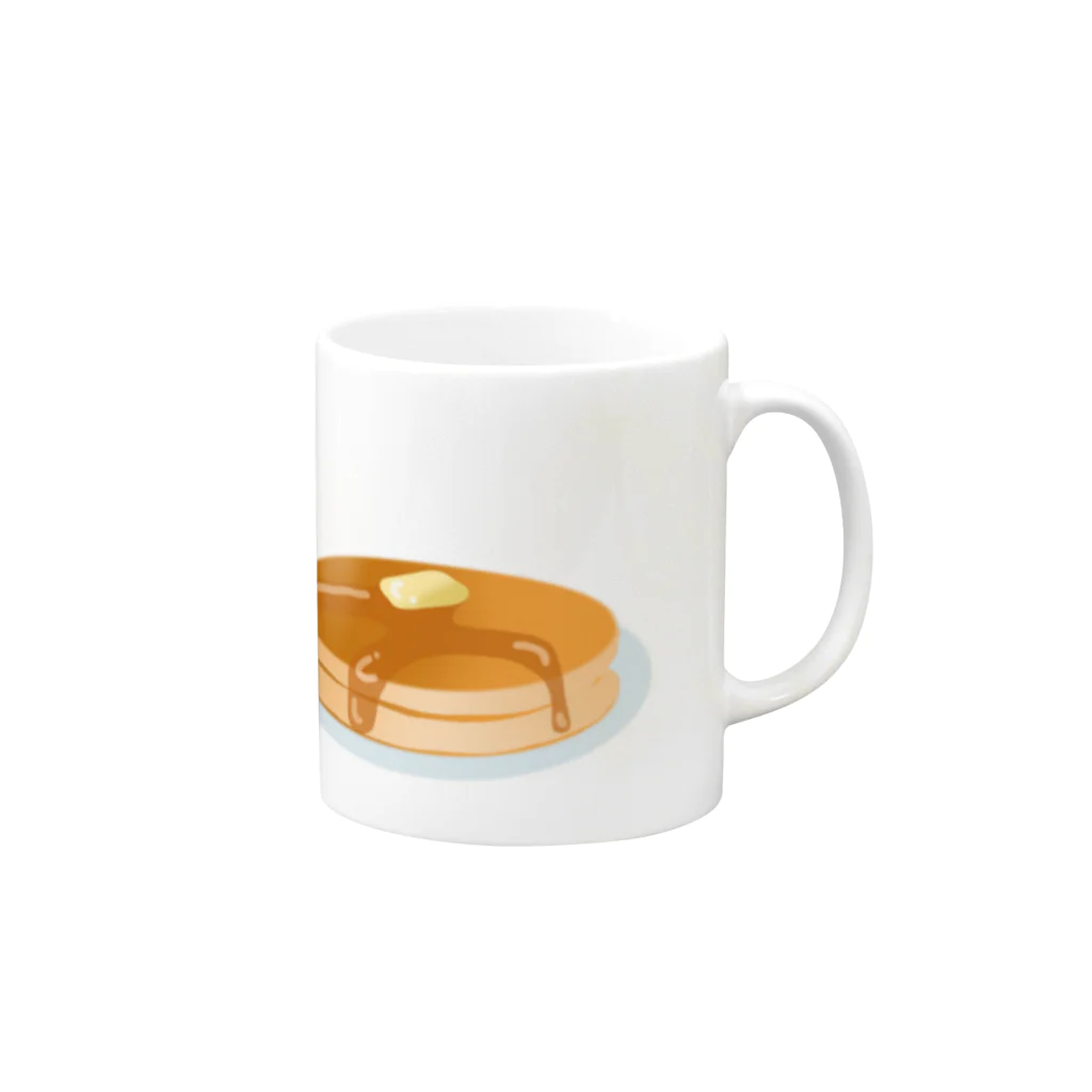 NORIMA'S SHOP のホットケーキ Mug :right side of the handle