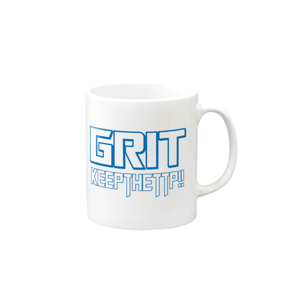 甲斐茶会（加平ガレージ）のGRIT マグカップの取っ手の右面