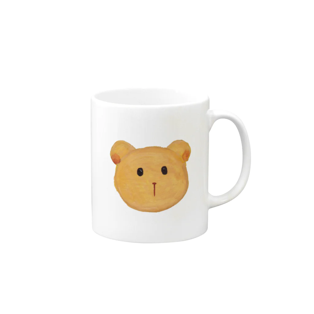 ぴ よのkumaくま Mug :right side of the handle